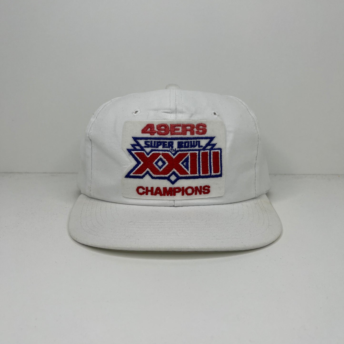 90s SuperBowl XXIII 49ers Sports Specialties Twill SnapBack Hat