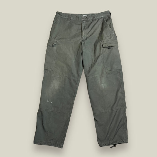 Army Green Cargo Pants - 36